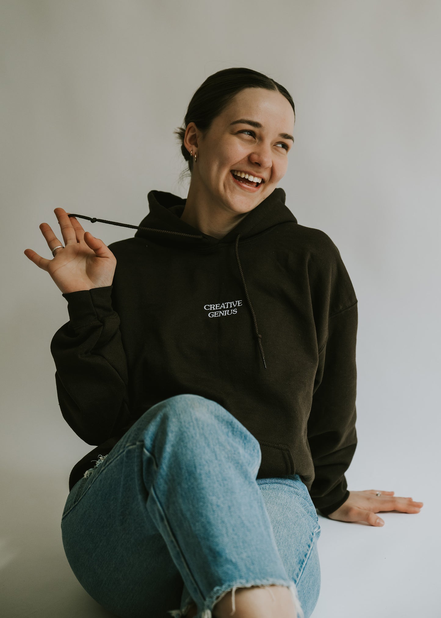 Creative Genius Embroidered Hoodie (unisex)