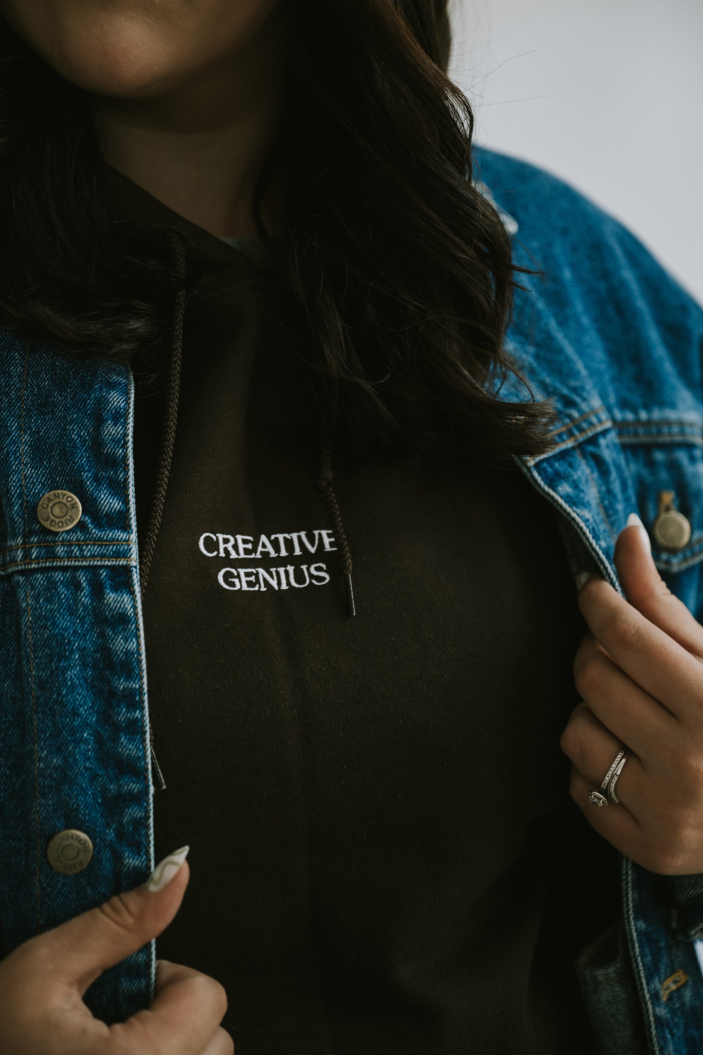 Creative Genius Embroidered Hoodie (unisex)