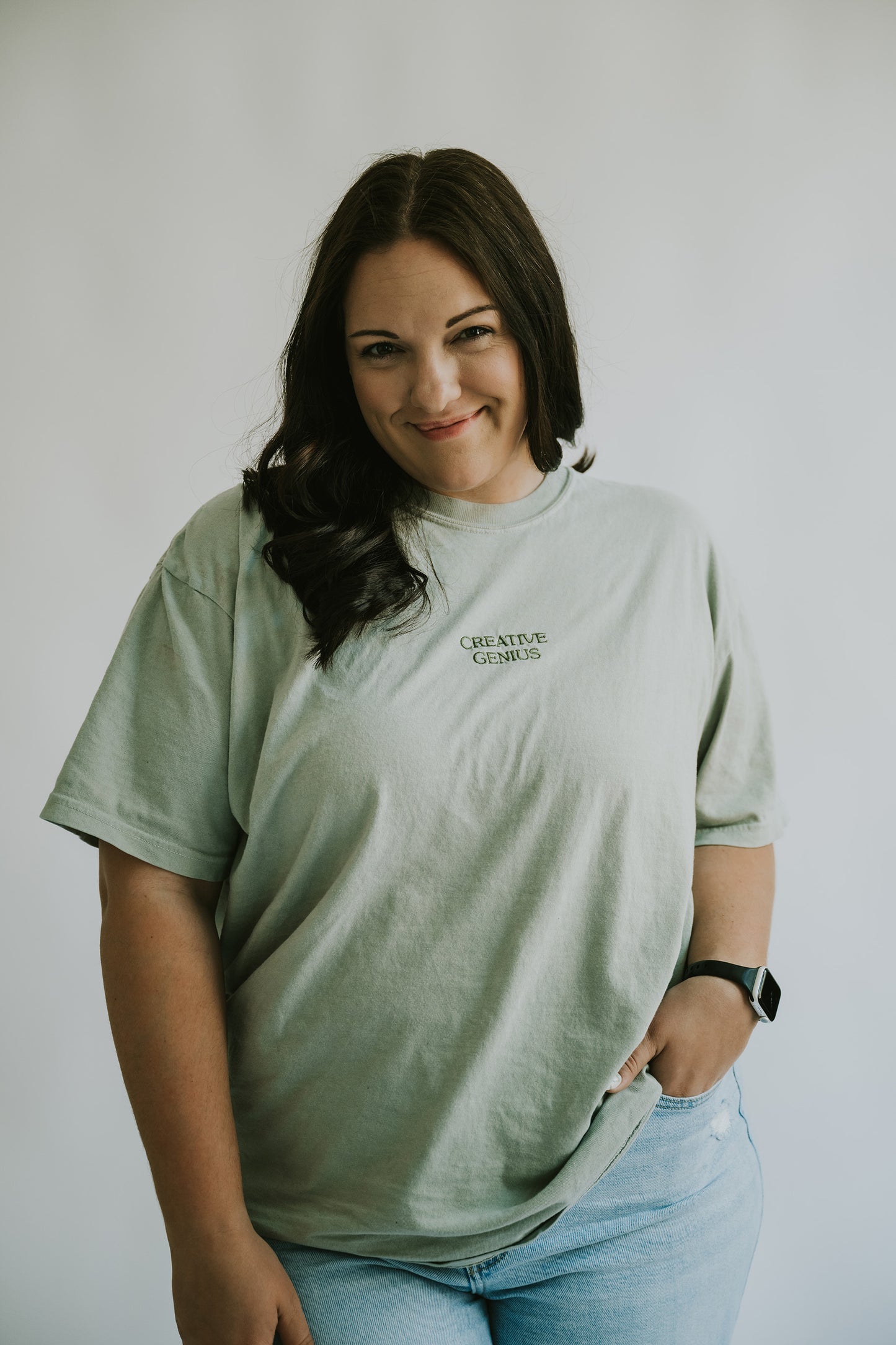 Creative Genius Embroidered T-Shirt (Unisex)