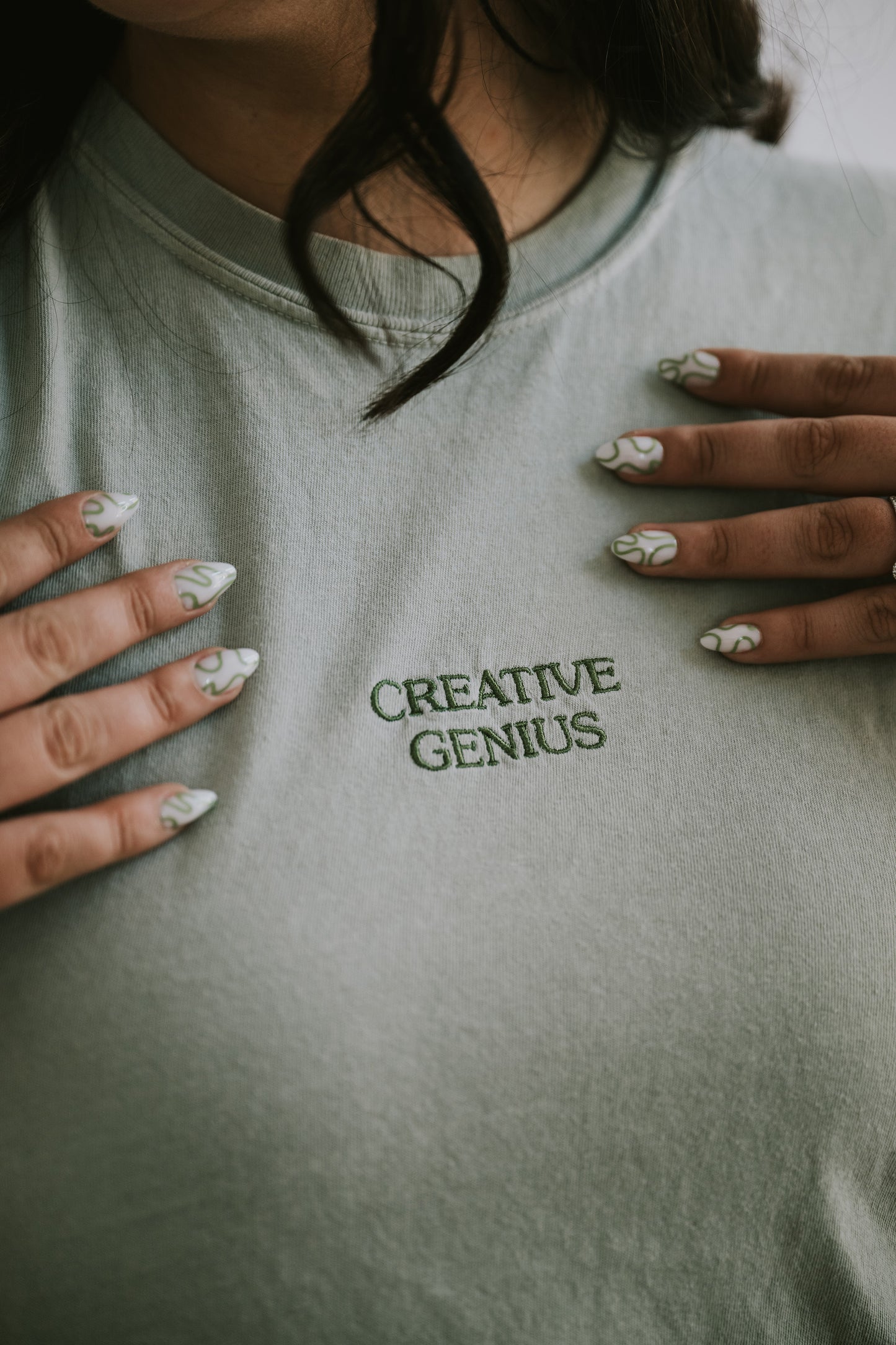 Creative Genius Embroidered T-Shirt (Unisex)