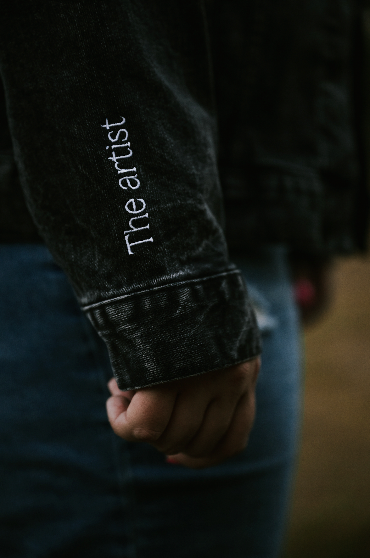 The Artist and The Art - Black Denim Jacket (Unisex)