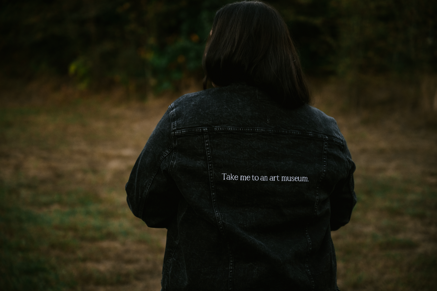 The Artist and The Art - Black Denim Jacket (Unisex)