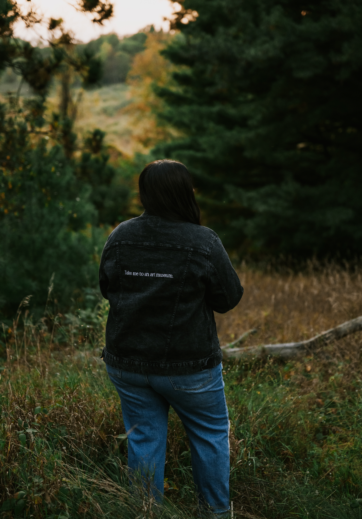 The Artist and The Art - Black Denim Jacket (Unisex)
