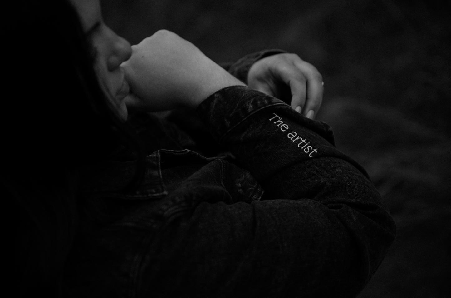 The Artist and The Art - Black Denim Jacket (Unisex)