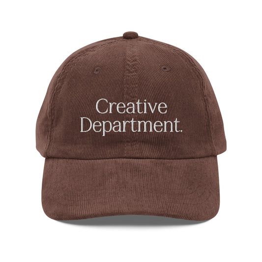 Creative Dept. Corduroy Cap